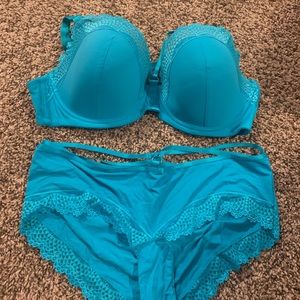 ADORE ME Lingerie Set, 0X bottom, 40C top